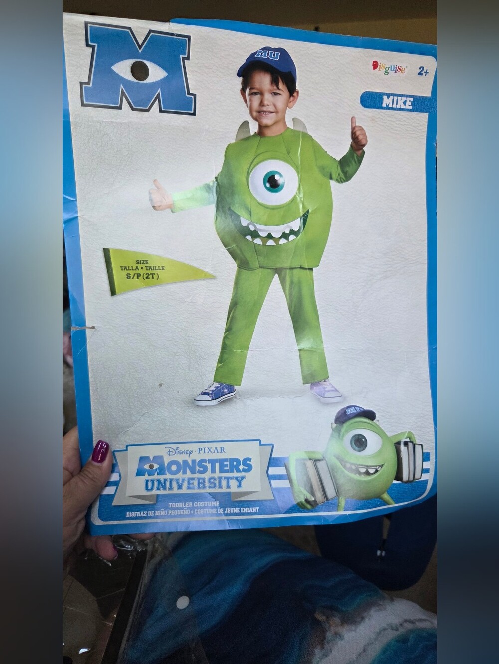 Monsters University Mike Wazowski Toddler Costume - Green